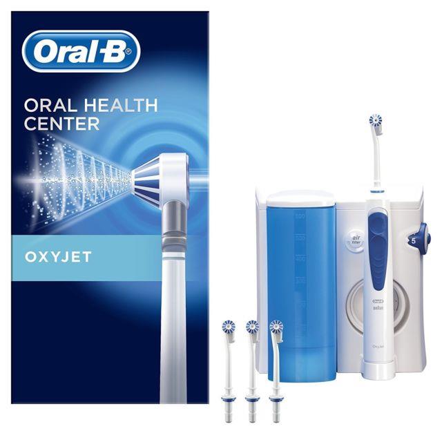 BRAUN Idropulsore dentale Oral-B Health Center Oxyjet (MD20NEW) con 4 beccucci